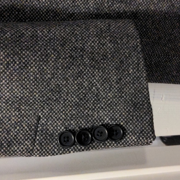 John Varvatos double breasted wool coat - Picture 6 of 7